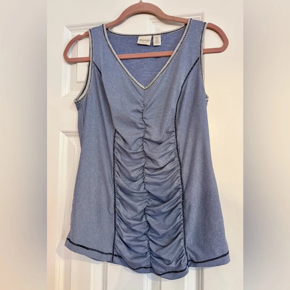 Chico’s Ruched Front Tank Top - Picture 4 of 7